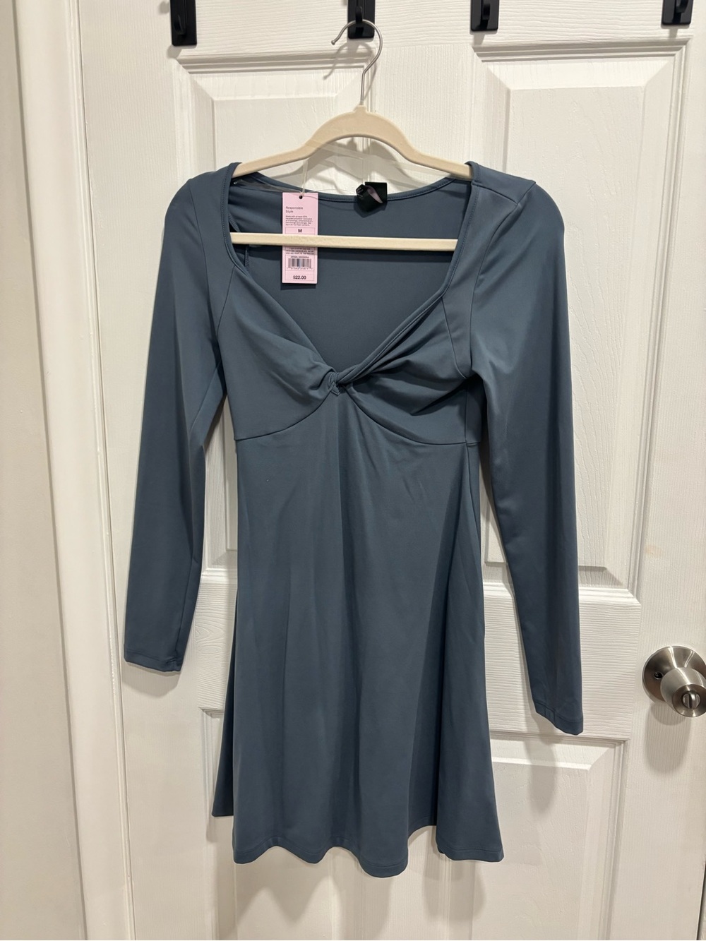 Target Blue Long Sleeve Mini Dress – NWT